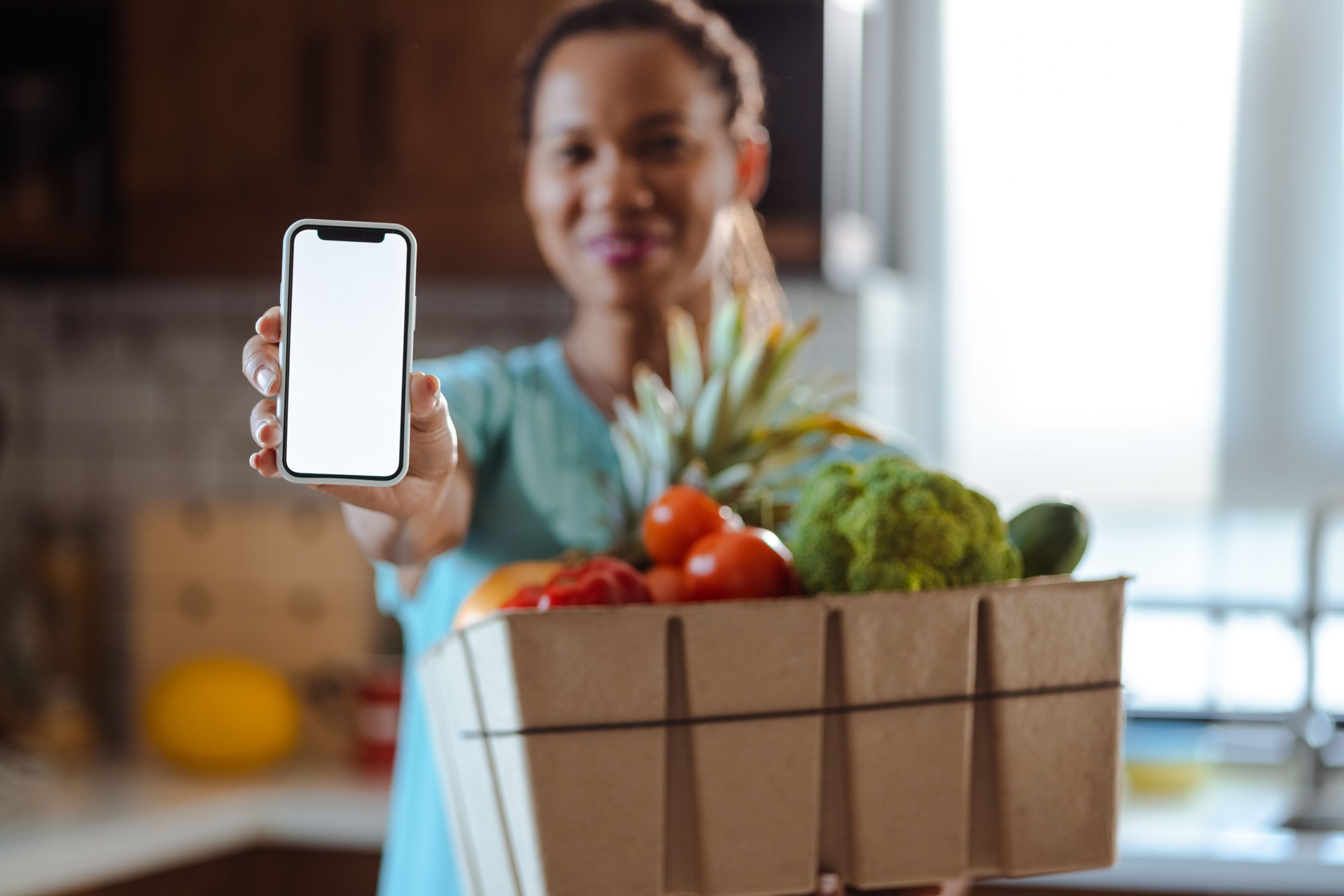 Commandez des aliments biologiques en ligne avec cette application mobile
