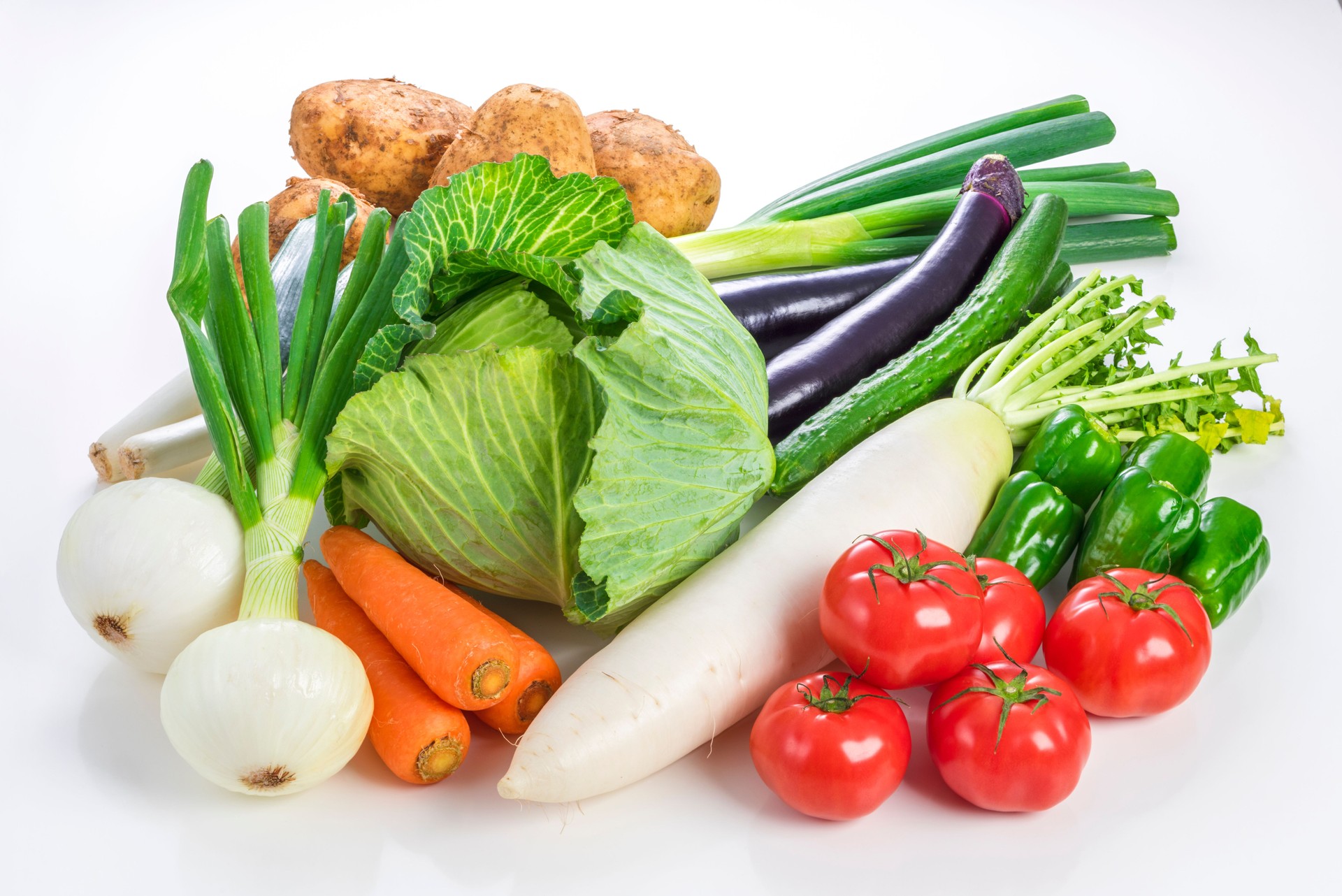 Beaucoup de genres de légumes
